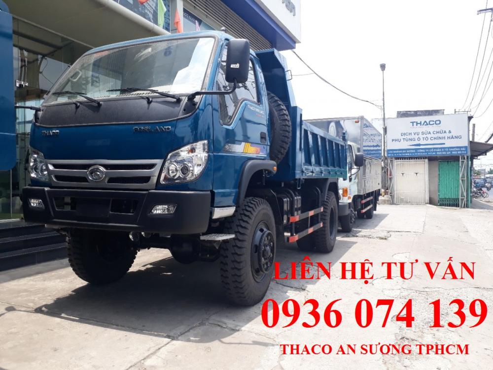 Xe tải ben Thaco Forland 2 tấn  2 cầu  wwwxechuyendungvietcom