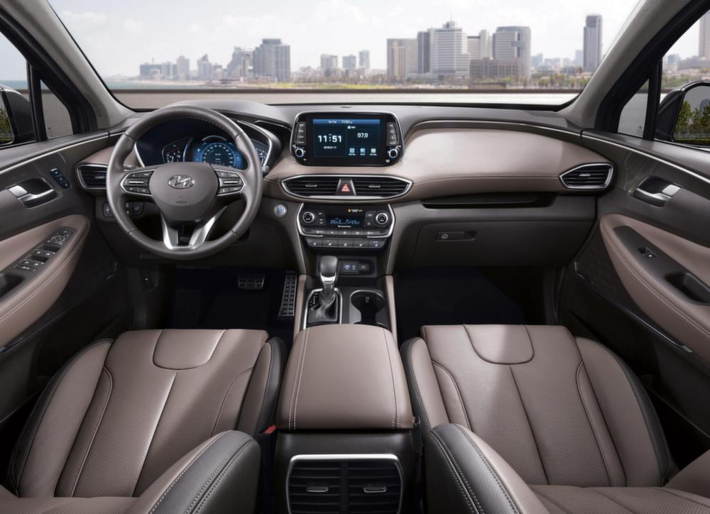 Nội thất xe Hyundai SantaFe 2019 3