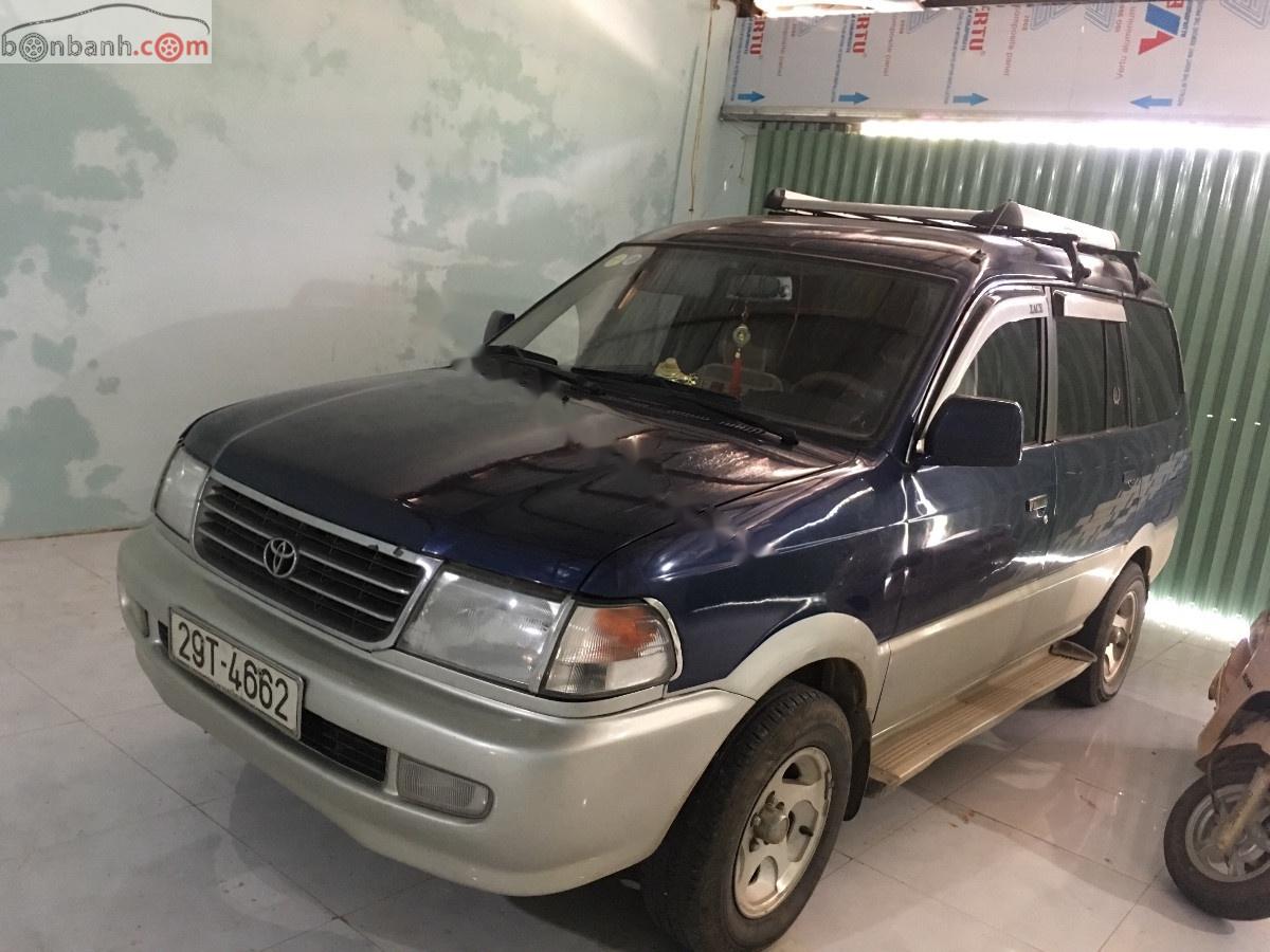 Xe Toyota Zace GL 2001, màu xanh lam xe gia đình, giá chỉ 160 triệu