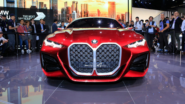 BMW Concept 4 ra mắt với thiết kế lưới tản nhiệt không thể to hơn 1