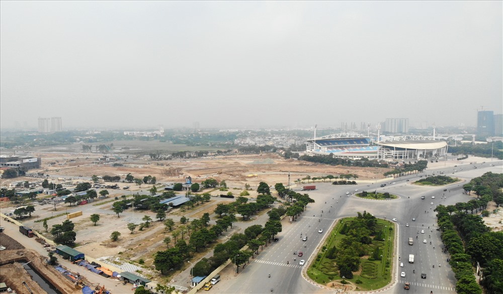 Ngắm đường đua F1 tại Hà Nội đang dần hình thành từ trên cao 3a