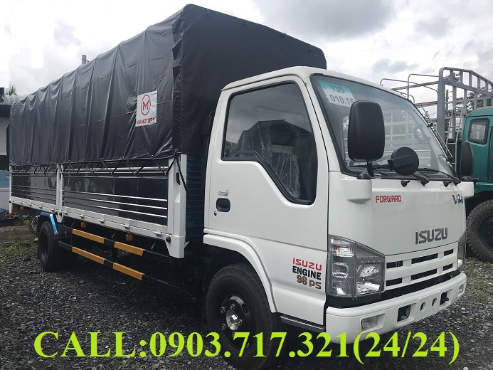 Xe tải Isuzu VM 1T9 thùng dài 6m2 | Xe tải Vĩnh Phát VM 1.9T thùng dài 6m2