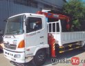 Hino FC 9JLSW  2016 - Bán xe tải cẩu Hino FC 9JLSW 10,4 tấn 2016 với giá ưu đãi