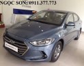 Hyundai Elantra 2017 - Bán Hyundai Elantra đời 2017 màu xanh đá cực đẹp, hỗ trợ trả góp 90% xe, chạy Grab - Lh Ngọc Sơn: 0911.377.773