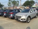 Hyundai Santa Fe 2018 - Cần bán xe Hyundai Santa Fe đời 2018, màu bạc