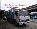 Howo La Dalat 2017 - Faw 7,3 tấn động cơ Hyundai D4DB, thùng mui bạt dài 6m25. Hotline 0979 995 968