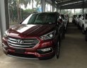 Hyundai Santa Fe 2.2 2018 - Bán Hyundai Santa Fe - Hyundai Santa Fe full xăng 2.2 sản xuất năm 2018, màu đỏ