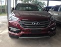 Hyundai Santa Fe 2.2 2018 - Bán Hyundai Santa Fe - Hyundai Santa Fe full xăng 2.2 sản xuất năm 2018, màu đỏ