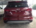 Hyundai Santa Fe 2.2 2018 - Bán Hyundai Santa Fe - Hyundai Santa Fe full xăng 2.2 sản xuất năm 2018, màu đỏ