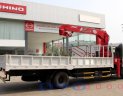 Hino 2017 - Bán xe tải cẩu Hino FC9JLSW 6.4 tấn, gắn cẩu Unic UR-V 500 5 tấn 4