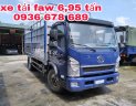 Howo La Dalat 2018 - Đại lý bán xe tải Faw 6.95 tấn thùng dài 5m1, máy khỏe, cam kết giá rẻ nhất