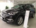 Hyundai Santa Fe 2.2 Diesel 2018 - Bán Hyundai Santa Fe 2.2, máy dầu 2018, màu đen giao ngay