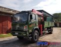 Xe tải 1000kg 2018 - Bán xe tải Dongfeng Trường Giang 8.7 tấn, 2 cầu, gắn cẩu Unic 5 tấn, hỗ trợ mua trả góp