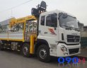 Xe chuyên dùng Xe cẩu 2018 - Bán xe tải Dongfeng 4 Chân – 17T5 – Cẩu Soosan SCS1015LS – 10 Tấn