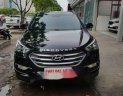 Hyundai Santa Fe 2.2 2017 - Cần bán lại xe Hyundai Santa Fe 2.2 sản xuất 2017, màu đen, giá tốt