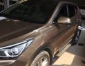 Hyundai Santa Fe 2016 - Bán Hyundai Santa Fe sản xuất năm 2016, màu nâu như mới