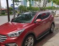 Hyundai Santa Fe 2.2L 4WD 2017 - Bán Hyundai Santa Fe 2.2L 4WD sản xuất 2017, màu đỏ, biển TP, odo 1vạn km