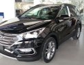 Hyundai Santa Fe 2.2 AT 4wD  2018 - Cần bán xe Hyundai Santa Fe 2.2 AT 4WD đời 2018, màu đen