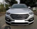 Hyundai Santa Fe 2.4AT 2017 - Cần bán xe Hyundai Santa Fe 2017, màu bạc 2.4