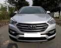 Hyundai Santa Fe 2.4AT 2017 - Cần bán xe Hyundai Santa Fe 2.4AT sản xuất 2017, màu bạc