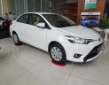 Toyota Vios 1.5 E 2018 - Bán xe Toyota Vios 1.5 E đời 2018, màu trắng, giá chỉ 513 triệu, trả trước 165tr, hỗ trợ vay với lãi suất ưu đãi