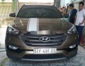 Hyundai Santa Fe 2.2AT  2016 - Cần bán gấp Hyundai Santa Fe 2.2AT năm sản xuất 2016, màu nâu 