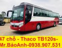 Thaco TB120S  2018 - Cần bán xe 47 chỗ Thaco TB120S dài 12m, hỗ trợ trả góp qua ngân hàng
