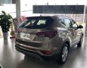 Hyundai Santa Fe 2.4  2018 - Bán Hyundai Santa Fe 2.4 full xăng, năm sản xuất 2018, màu nâu