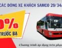 Hãng khác Xe du lịch 2018 - Cần bán xe khách Samco Máy Isuzu Nhật Bản 34 ghế tưng bừng khuyến mãi