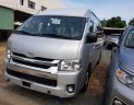 Toyota Hiace   2018 - Bán Toyota Hiace Dầu 15 chỗ, sản xuất 2018, màu bạc, xe nhập