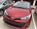 Toyota Vios 1.5G CVT 2018 - Bán Toyota Vios 1.5G CVT đời 2019, màu đỏ, giá chỉ 606 triệu