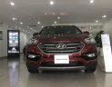 Hyundai Santa Fe 2018 - Hyundai Santa Fe 2018 màu đỏ, full xăng, xe có sẵn giao ngay giá hot, hỗ trợ vay mua trả góp