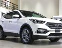 Hyundai Santa Fe 2018 - Bán Santa Fe 2018 màu trắng, full xăng, xe có sẵn giao ngay, hỗ trợ vay NH lãi suất cực ưu đãi