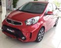 Kia Morning  Si 1.25AT 2017 - Cần bán gấp Kia Morning Si 1.25AT sản xuất năm 2017, màu đỏ chính chủ