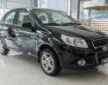 Chevrolet Aveo  LT 2018 - Bán Chevrolet Aveo năm sản xuất 2018, màu đen, giá chỉ 459 triệu