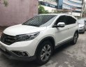 Honda CR V 2.4 at 2014 - Em bán xe Honda CR-V 2.4 AT sx 2014 màu trắng tư nhân chính chủ, xe sơn zin 95%, lốp 5 quả theo xe