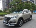 Hyundai Santa Fe 2.4 2018 - Bán Hyundai Santa Fe 2.4 đời 2018, màu vàng be, chính chủ