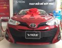 Toyota Vios 1.5E CVT 2018 - Cần bán xe Toyota Vios 1.5E CVT sản xuất 2018, màu đỏ