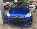 Hyundai Grand i10 1.2AT 2018 - Bán xe giao ngay, I10 1.2AT xanh dương 2018, bao đậu hồ sơ trả góp