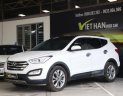 Hyundai Santa Fe 2.4AT 4WD 2015 - Bán xe Hyundai Santa Fe 2.4AT 4WD sản xuất 2015, màu trắng