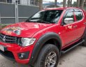 Mitsubishi Triton   2.4 MT  2014 - Bán Mitsubishi Triton 2.4 MT đời 2014, màu đỏ