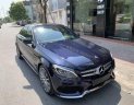 Mercedes-Benz C class   C300 AMG   2017 - Bán C300 AMG 2018 chạy chỉ có 800 km, màu xanh, nội thất đỏ