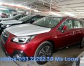 Subaru Outback 2.5 2018 - Bán nhanh Subaru Outback 2018 Eyesight màu đỏ đô, gồm nhiều quà tặng hấp dẫn, gọi 093.22222.30 Ms Loan