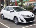 Toyota Vios  E   2018 - Cần bán Toyota Vios E 2018, màu trắng, tặng 2 năm bảo hiểm, trả góp 100tr