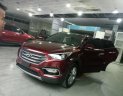 Hyundai Santa Fe 2.4AT 2018 - Bán Hyundai Santa Fe 2.4AT đặc biệt 2018, máy xăng, màu đỏ, giao ngay