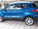 Ford EcoSport  Titanium 1.0L AT 2018 - Bán ô tô Ford EcoSport Tita 1.0 Ecoboost đời 2018, màu xanh lam, đủ màu, vay 90%, thủ tục nhanh gọn