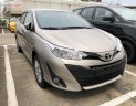 Toyota Vios 1.5E CVT 2018 - Bán xe Toyota Vios 1.5E CVT đời 2018, màu vàng