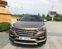 Hyundai Santa Fe 2016 - Bán xe Hyundai Santa Fe đời 2016 màu nâu full dầu