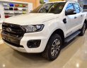 Ford Ranger  Wildtrak 2.0L Bi-Turbo 4x4 1.0AT 2018 - Bán Ford Ranger 2 cầu Biturbo đời 2018, màu trắng, nhập khẩu