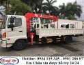 Hino FC   2018 - Bảng giá xe tải Hino Fc 4.6 tấn + xe gắn cẩu+ giá cạnh tranh. Hỗ trợ trả góp 70%